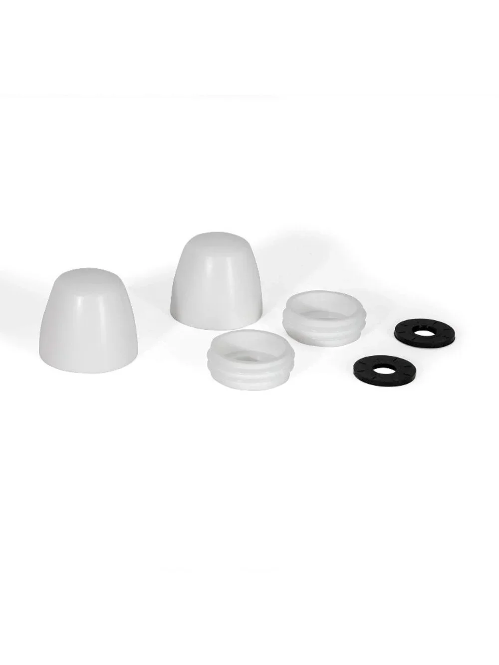 Fluidmaster 7110T-002-P10 Secure Toilet Bolt Caps, White